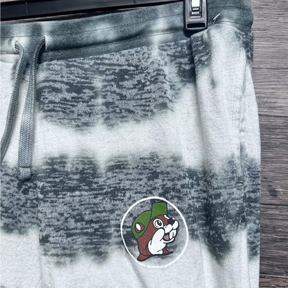 Buc-ee’s Men’s White Gray Jogger Sweatpants size Large - Picture 5 of 6